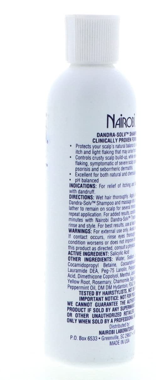 Therapeutic Dandra-Solv Moisturizing Shampoo for Unisex By Nairobi, 8 Ounce Beauty & Personal Care Nairobi