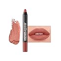 VASANTI Matte Crush Lipstick Pencil - Peachy Keen Natural Peach - Soft, Velvety Matte Finish, Waterproof, Smooth Application - Natural, Vegan Beauty & Personal Care VASANTI