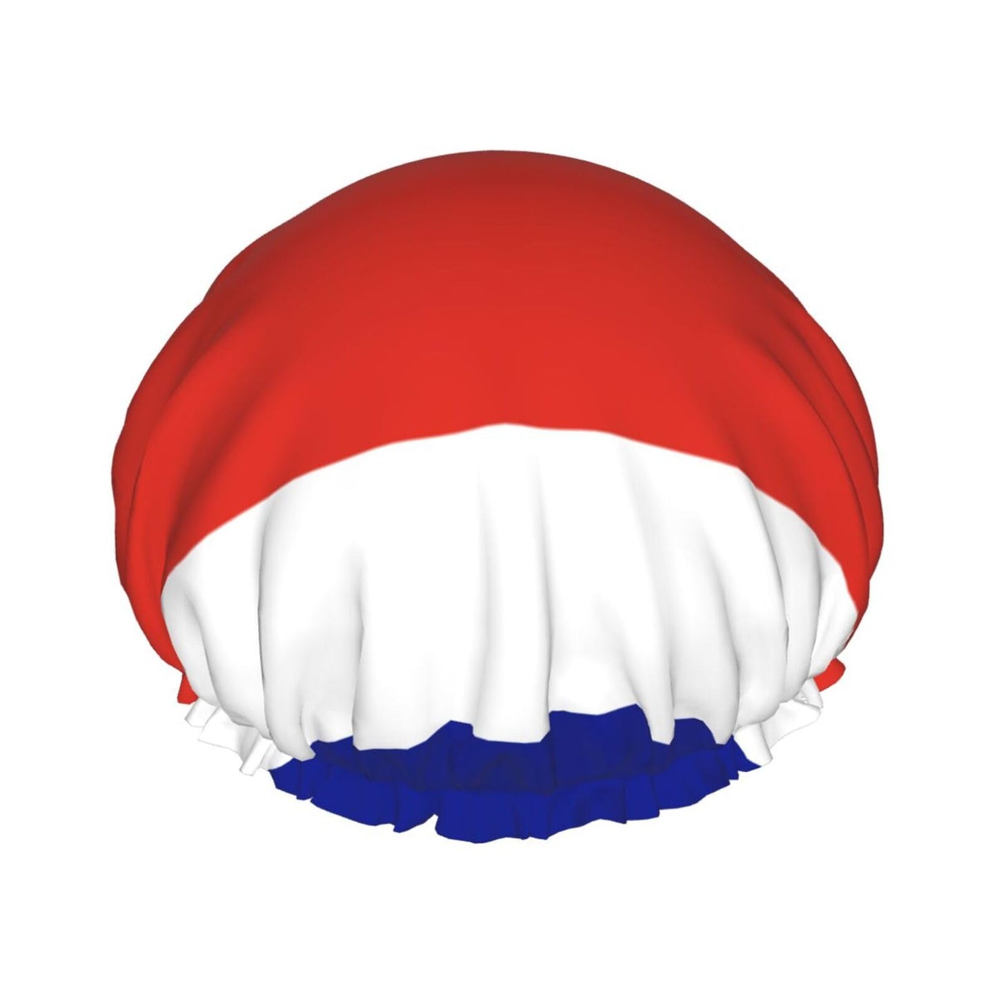 Costa Rica Flag Prints Shower Cap Double Layer Lined Waterproof Bathing Shower Hat Beauty and Personal Care Hayyett