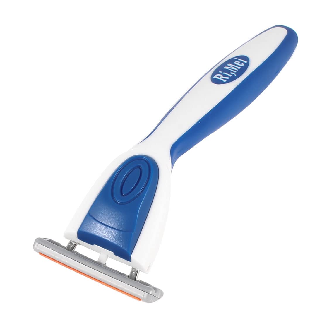 Ruilogod Blue White T Shaped Plastic Long Handle Safety Shaving Razor w Blade (id: e5d 5a9 dc4 752 15d Beauty and Personal Care Ruilogod