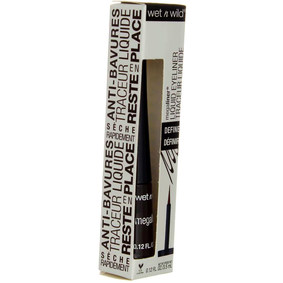 Wet & Wild Eyeliner Mega Liquid-Dark Brown (Pack of 4)4