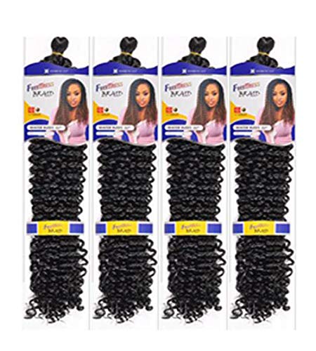 Freetress Braids WATER WAVE 22" (4-Pack, TP1B/30) - Synthetic Crochet Braiding Hair