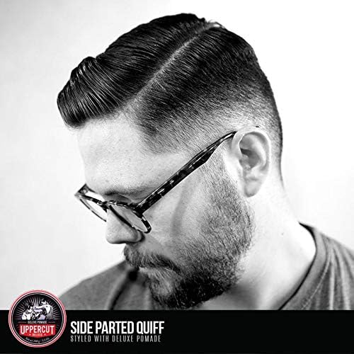 UPPERCUT DELUXE Barbers Collection Deluxe Pomade, 10.5 oz / 300g - Strong Hold, High Shine Hair Pomade - Water-Based, Easy Washout - Classic Barber Beauty & Personal Care UPPERCUT DELUXE