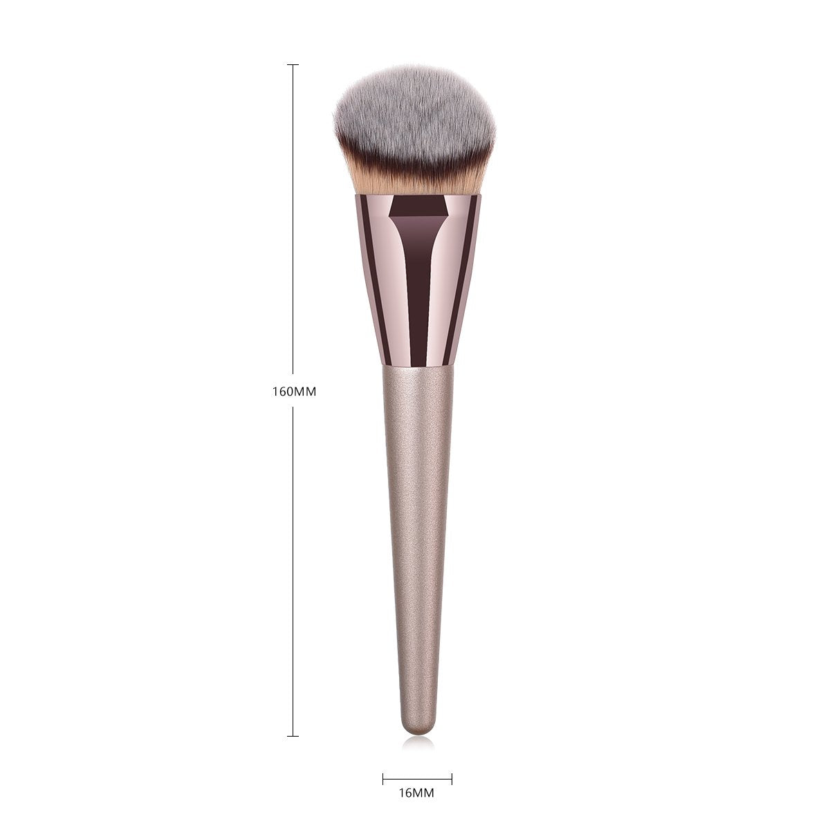 VVS 1pcs Professional Makeup Brush Set, Premium Synthetic Foundation Brush Blending Powder Tapered Kabuki Liquid Foundation Makeup Brushes Cosmetics