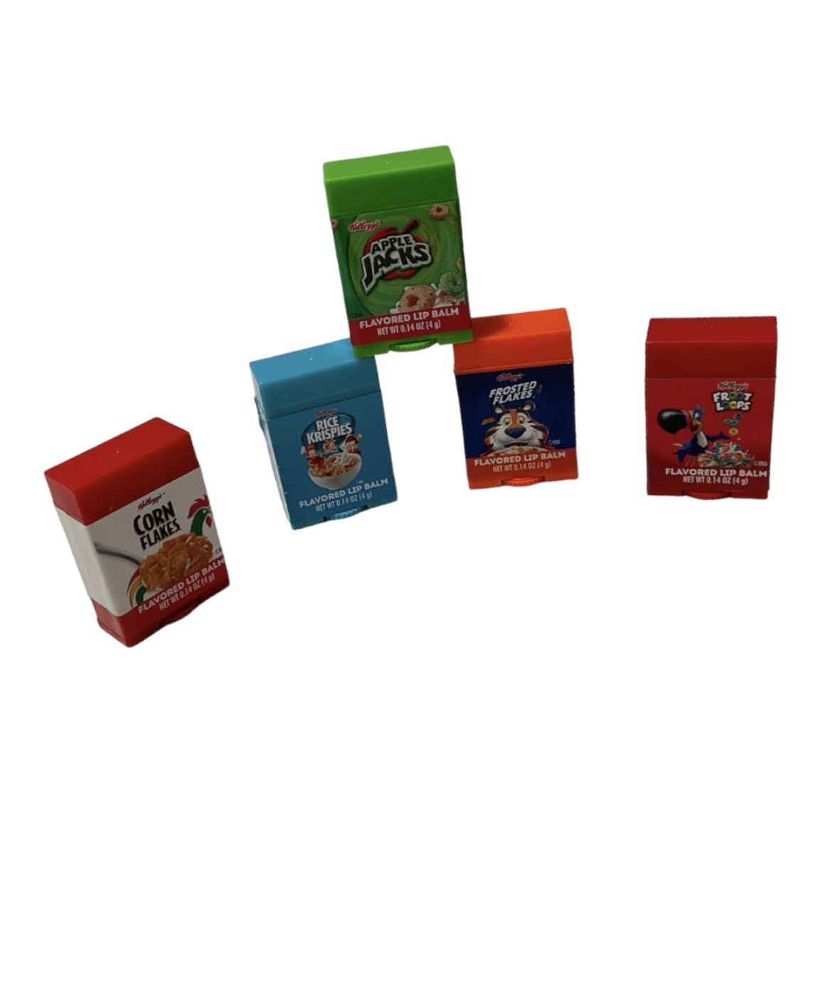 Taste Beauty 5-Piece Kelloggs Cereal Flavored Lip Balm Vending Machine Set, Cute Cereal Box Shaped Balms, Includes Corn Flakes, Rice Krispies, Frosted Beauty & Personal Care Taste Beauty