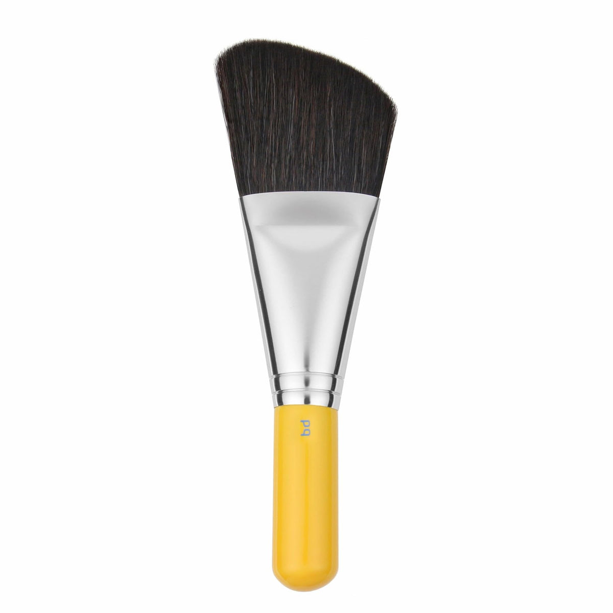 Bdellium Tools Travel 990 Angled Face - Short Wooden Handle for Convenient Travel and Professional Makeup Brush for the application of Bronzing