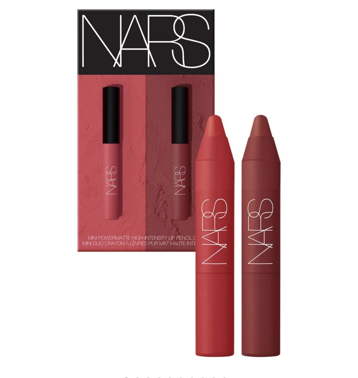 NARS NARS38 Mini Power Matte High-Intensity Lip Pencil Duo - Cruella & Dragon Girl Beauty & Personal Care NARS