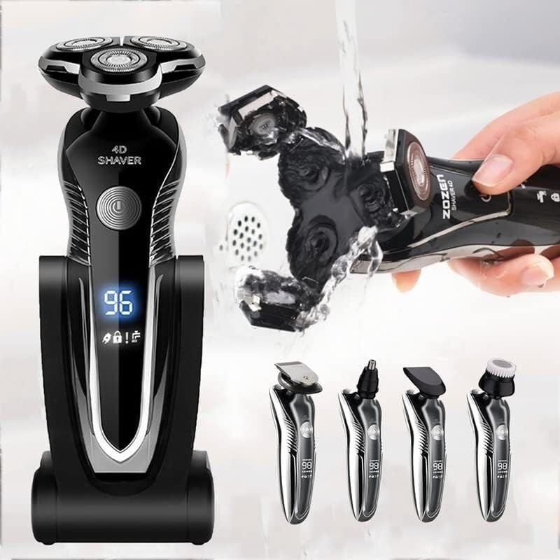 YQYBF Electric Razor for Men's, Men's Shaver Electric Razor for Men Trimmer for Men Hair Cutting Machine Safety Razor USB Charger Nose Shaver Washable Beauty and Personal Care YQYBF