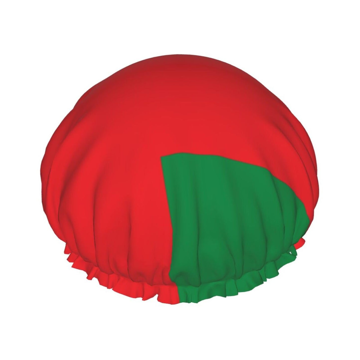 Oman Flag Prints Shower Cap Double Layer Lined Waterproof Bathing Shower Hat Beauty and Personal Care Hayyett