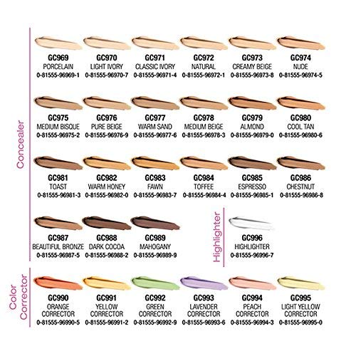 L.A. Girl Pro Conceal HD Concealer GC973, Creamy Beige, 0.25 Oz Beauty & Personal Care L.A. Girl