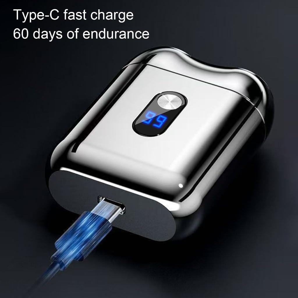 Convenient Double Head Magnetic Charging Shaving Device for Men Entire Body Washable Trimmer for Home Office Or Gym Use Beauty and Personal Care ESTCNK