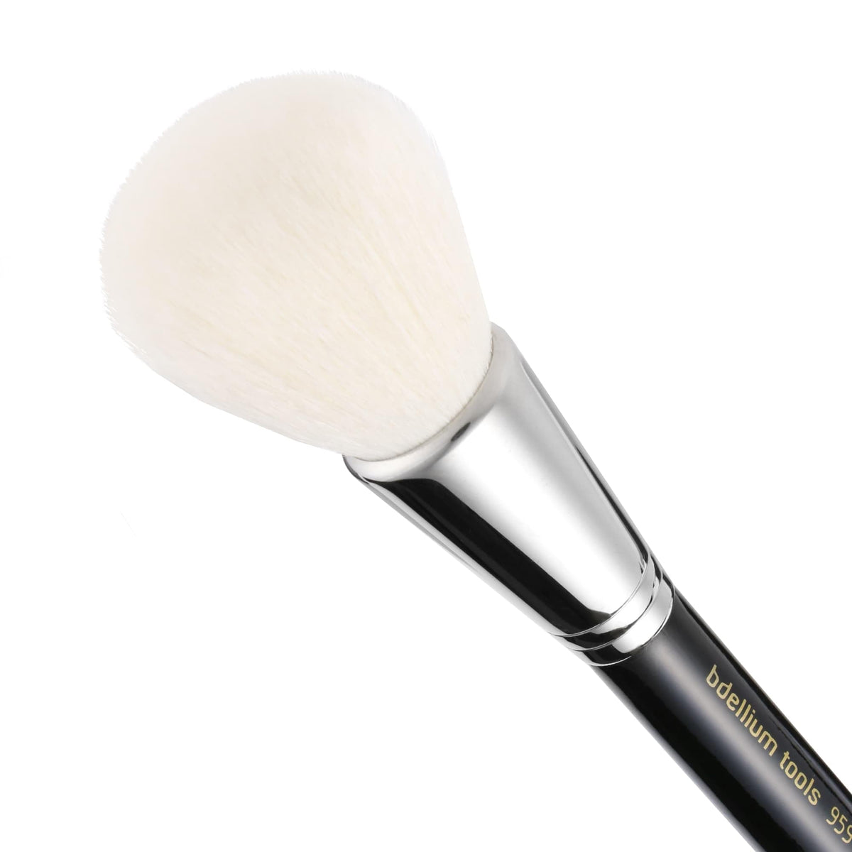 Bdellium Tools Professional Makeup Brush - Maestro Series 959 Powder Blending - With Soft Synthetic Fibers, For Powder Blending (Black, 1pc)