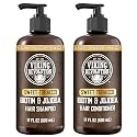 Viking Revolution Sweet Tobacco Mens Shampoo and Conditioner Set with Biotin and Jojoba Oil - Natural Hair Shampoo and Hair Conditioner for Men Beauty & Personal Care Viking Revolution