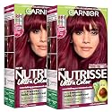 Garnier Nutrisse Ultra Color Hair Color, Permanent Hair Dye for Up to 8 Weeks of Bold, Vibrant, Fade-Resistant Results, Vegan & Cruelty-Free, RP1 Dark Beauty & Personal Care Garnier