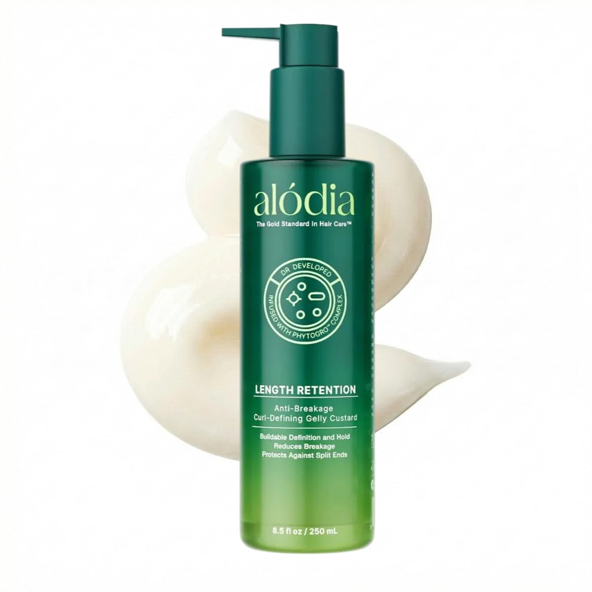 ALODIA Anti-Breakage Curl Defining Gelly Custard - Moisturizing Curl Cream for Frizz Control, Buildable Hold, and Styling, With Jojoba Oil Beauty & Personal Care ALODIA
