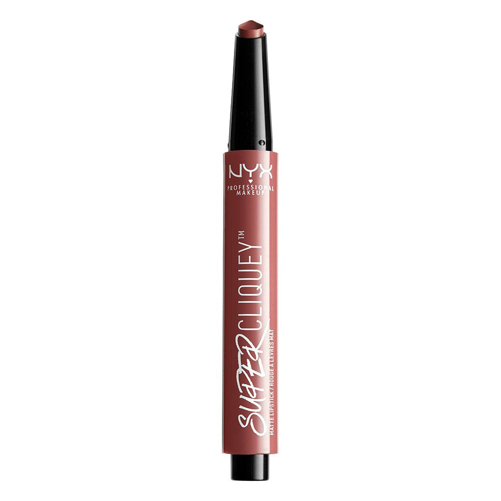NYX PROFESSIONAL MAKEUP Super Cliquey Matte Lipstick, Empowered, 0.05 Ounce Beauty & Personal Care NYX PROFESSIONAL MAKEUP