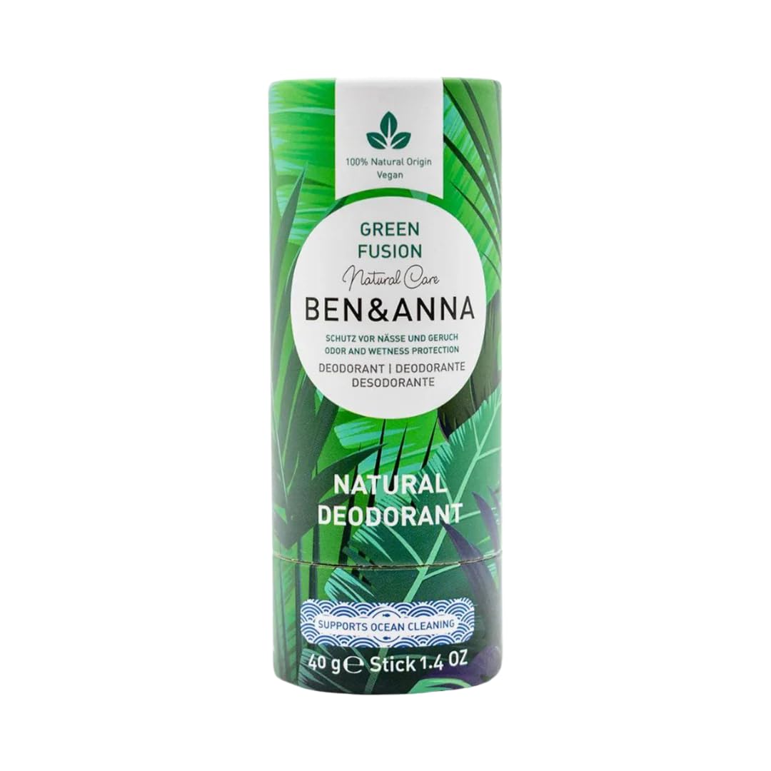 Ben & Anna Soda Deodorant Paper Tube - Green Fusion 1.41 oz Beauty and Personal Care Ben & Anna