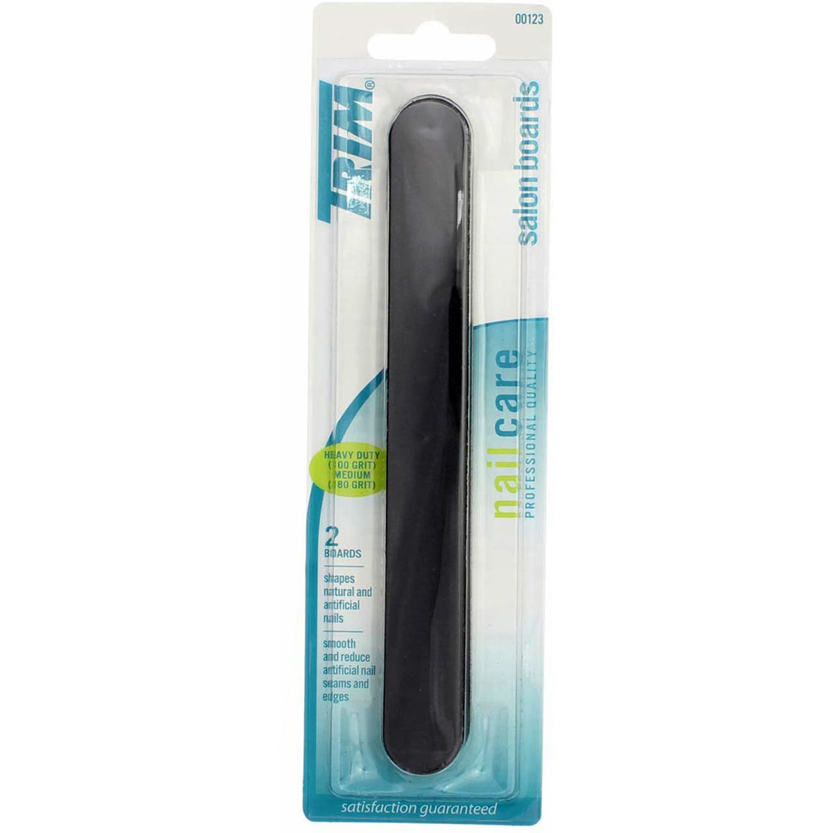 PWC Collections/W.E.Bassett Trim Salon Board Blk 2pk Size Ea Trim Salon Boards Black Heavy Duty (100 Grit) & Medium (80 Grit) 0023, 1 Count Beauty & Personal Care Trim