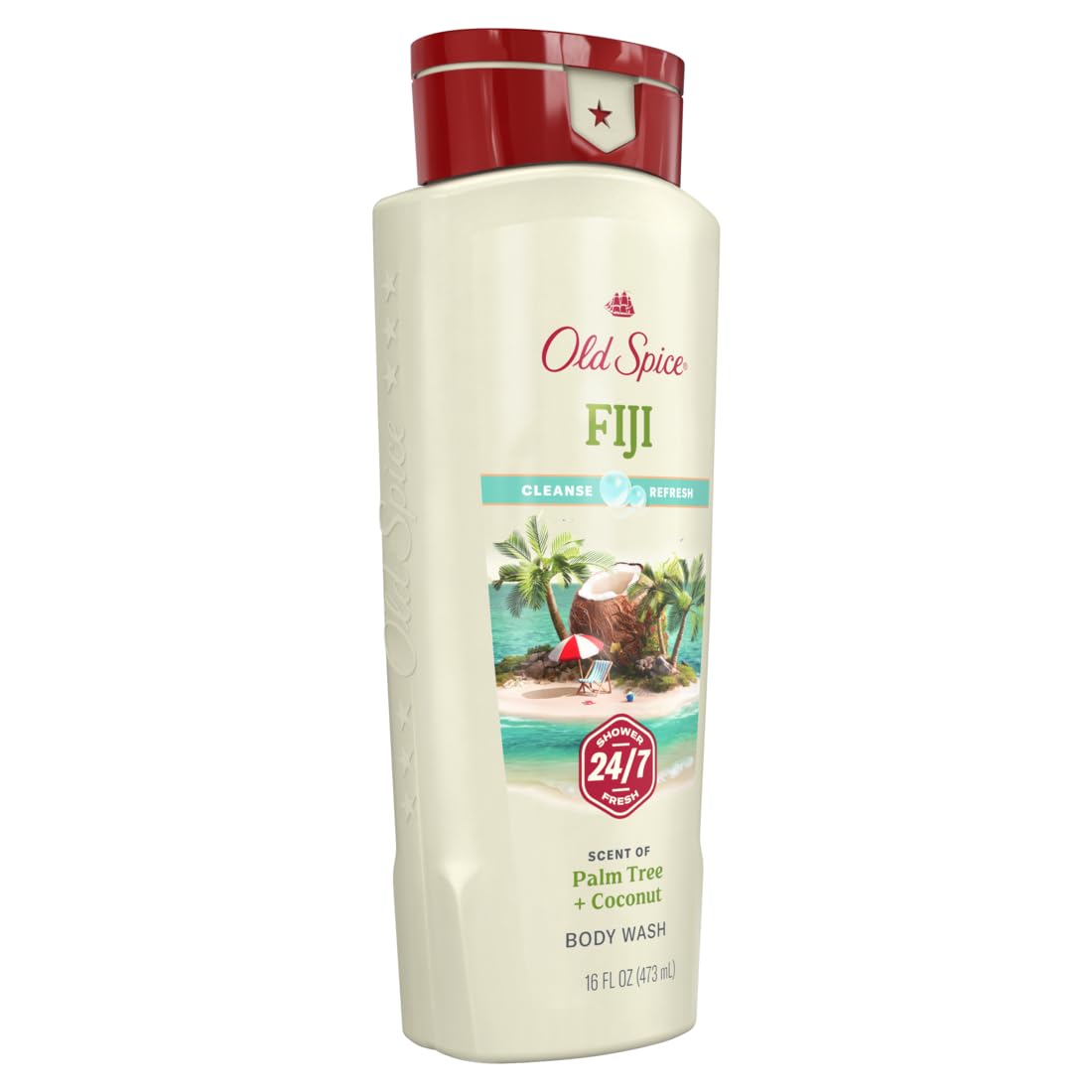 Old Spice Fresher Collection Men's Body Wash, Fiji, 16 Ounce (Pack of 2) Beauty & Personal Care Old Spice