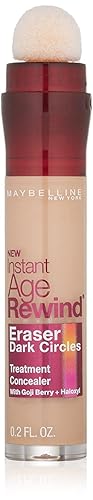 Maybelline Instant Age Rewind Eraser Dark Circles Treatment Concealer, Medium, 0.2 fl. oz. Beauty & Personal Care MAYBELLINE