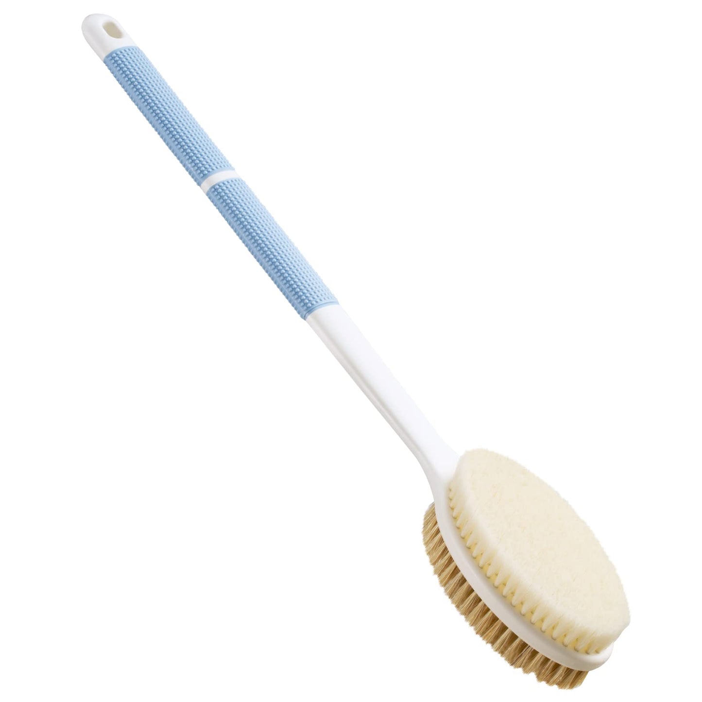 Wonsagain Back Scrubber Anti Slip Long Handle for Shower, Dual-Sided Back Brush with Stiff and Soft Bristles,Body Exfoliator for Bath or Dry Brush. Beauty & Personal Care Wonsagain