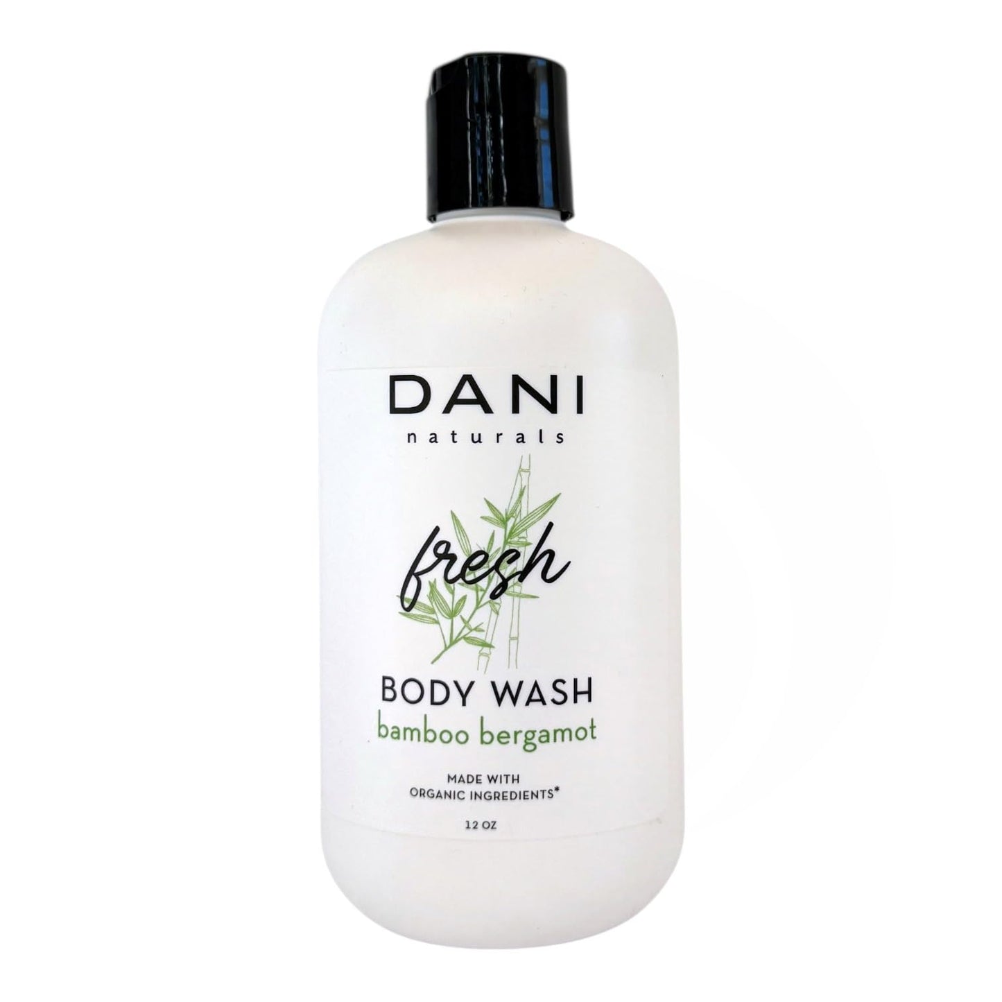 DANI Naturals Bamboo Bergamot Body Wash, Vegan, Sulfate-Free, Made with Organic Ingredients, 12 fl oz Beauty & Personal Care DANI
