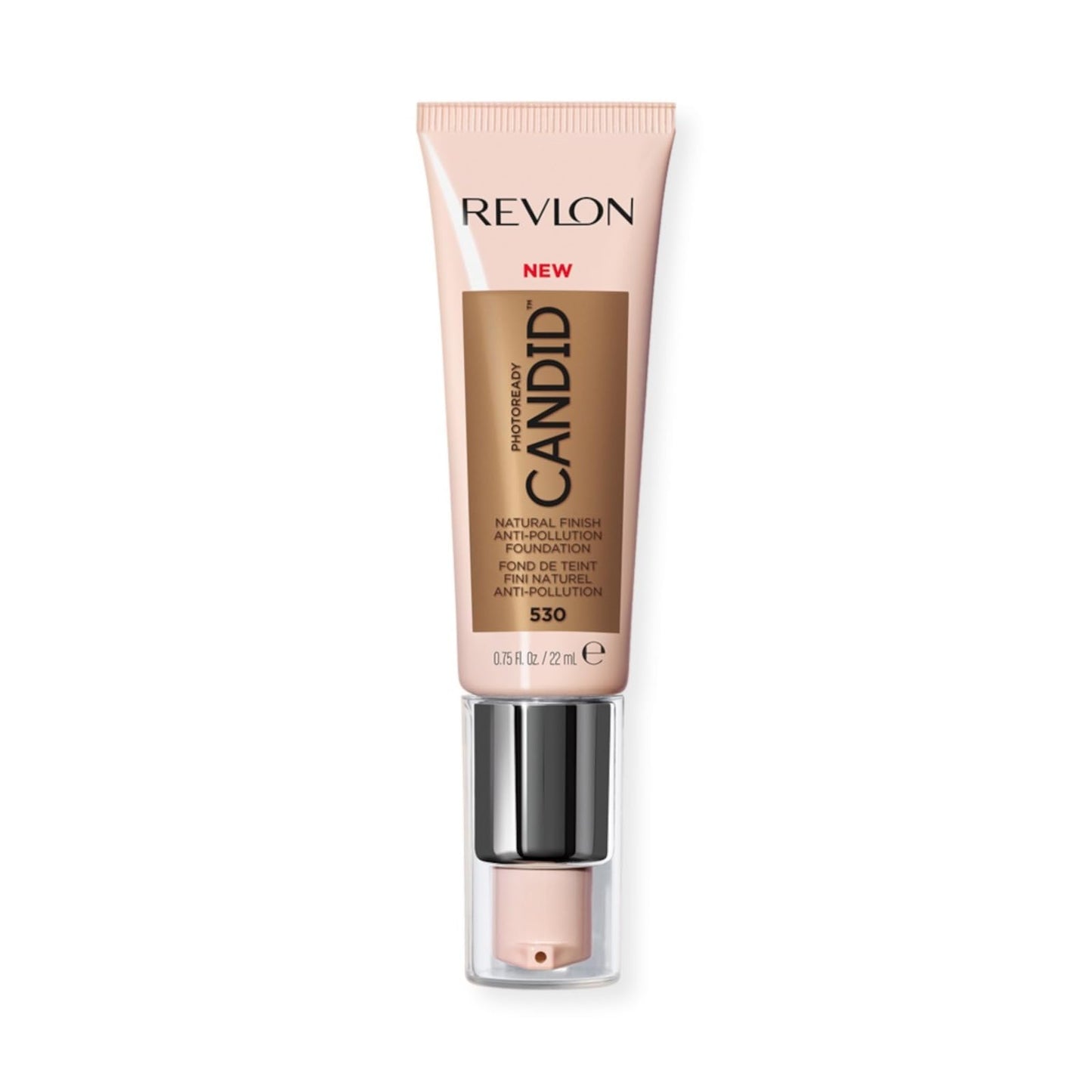 Revlon PhotoReady Candid Natural Finish Foundation, with Anti-Pollution, Antioxidant, Anti-Blue Light Ingredients, 530 Pecan, 0.75 fl. oz. Beauty & Personal Care REVLON
