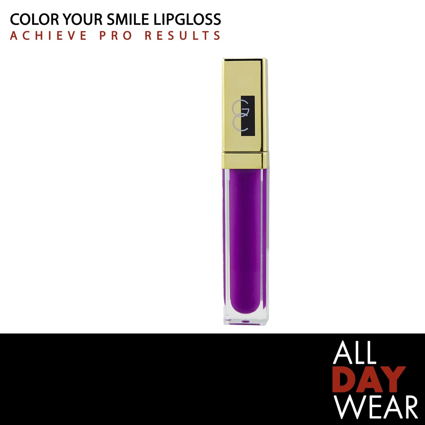 Gerard Cosmetics Color Your Smile Lip Gloss Wild Orchid, Super Pigmented Purple Lip Gloss with LED Light and Mirror, Shiny Finish, Hydrating Liquid Beauty & Personal Care Gerard Cosmetics