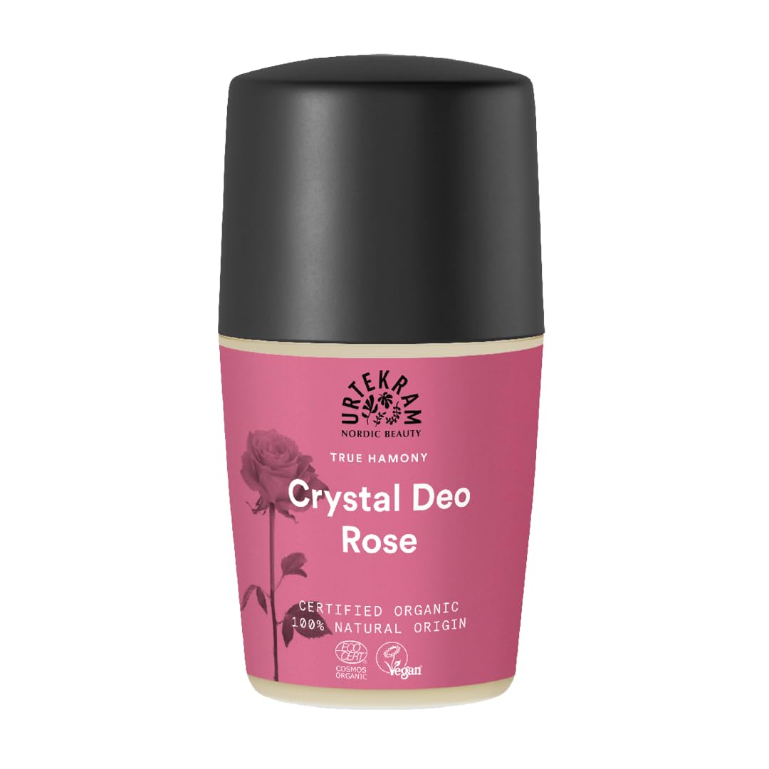 Urtekram - Rose Crystal roll on deodorant - 50ml Beauty and Personal Care Urtekram
