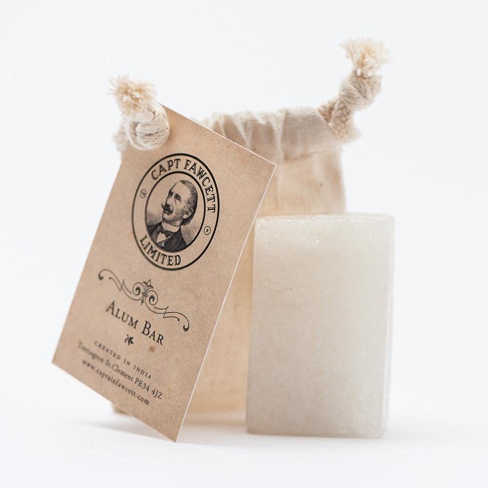 Captain Fawcett's Traditional Alum Bar (90g/3.17oz)- Handcrafted with natural minerals, for healing process caused bynicks and bumps., Great Beauty and Personal Care CAPTAIN FAWCETT