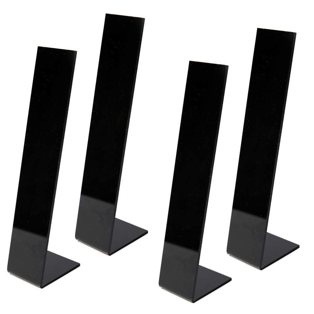 lasenersm 4 Pieces Acrylic Hair Clip Display Stand L-Shaped Hairpin Display Holder Barrette Display Stand Holder Hair Clip Organizer Stand Holder Beauty & Personal Care lasenersm