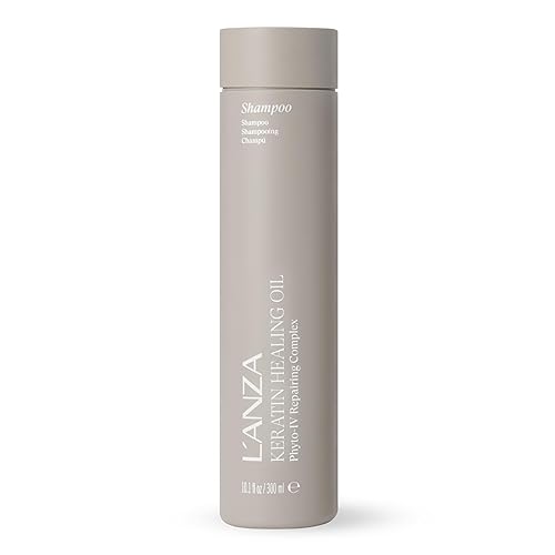 L'ANZA Keratin Healing Oil Shampoo Hydrating Cleanse, Boosts Softness, Adds Lustrous Shine, Anti-Frizz, Color Safe, Strengthening Anti-Humidity Beauty & Personal Care L’ANZA