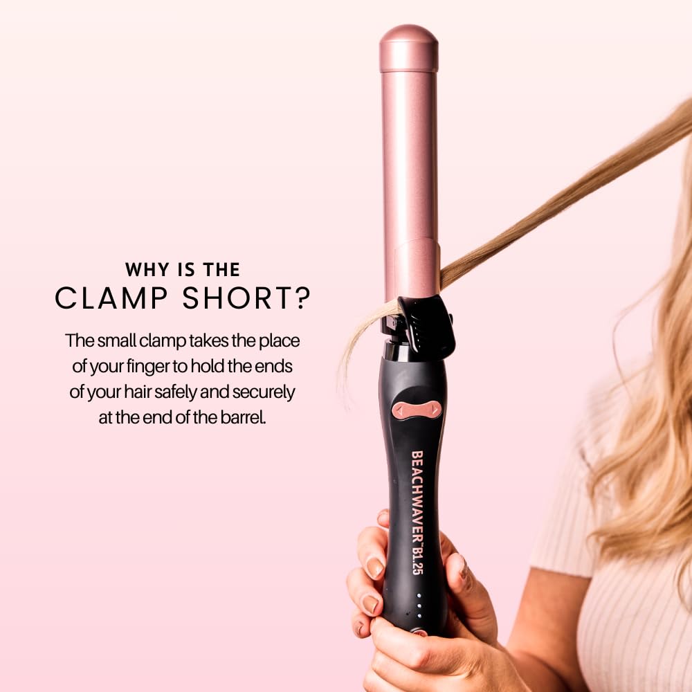 The Beachwaver Co. B1 Rotating Curling Iron - Automatic 1" Ceramic Curling Iron - Easy-to-Use Spinning Wand for Long-Lasting Waves, Auto-Shut Off Beauty & Personal Care The Beachwaver Co.