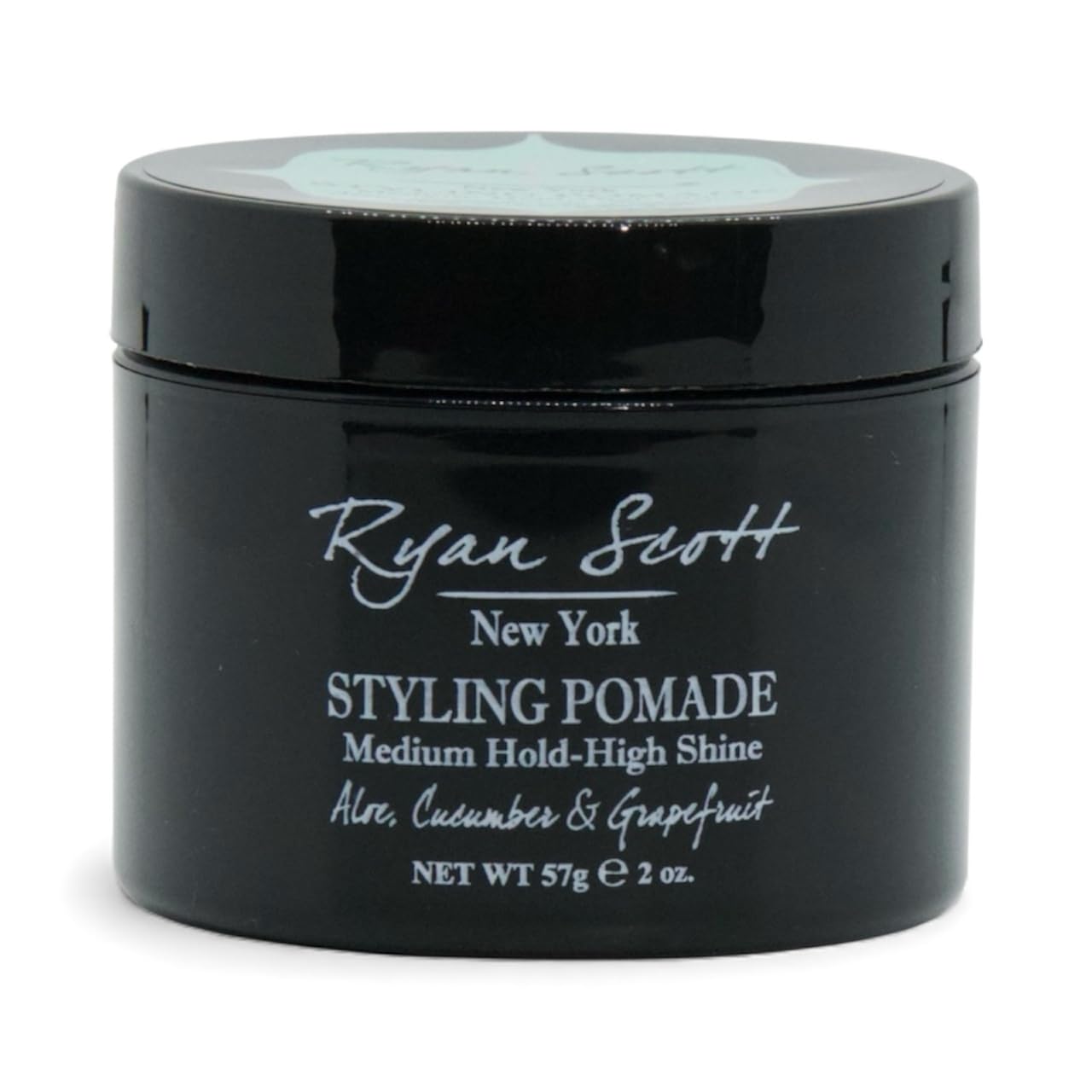 Ryan Scott Styling Pomade - Medium Hold - High Shine Finish. Aloe, Cucumber, & Grapefruit Fragrance 2.0oz. Beauty & Personal Care RYAN SCOTT RS