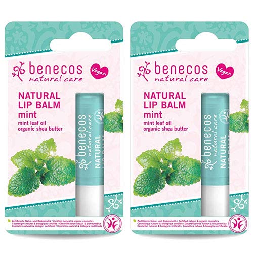 Benecos Mint Lip Balm 2 Pack Beauty and Personal Care benecos