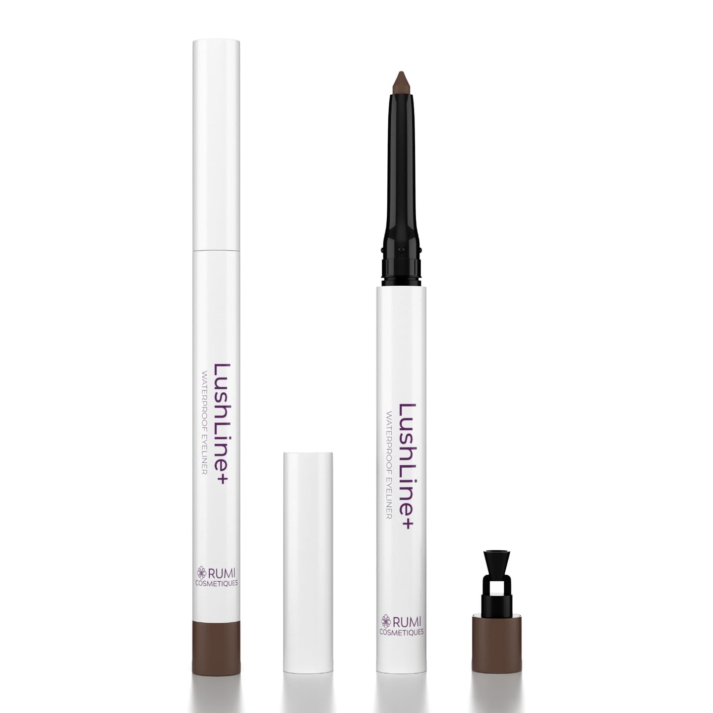 Rumi Cosmetiques LushLine+ Waterproof Eyeliner Pencil For Older Women - Smudge Proof, Long-Lasting, Non Toxic, Soft Glide - Safe For Sensitive Eyes… Beauty & Personal Care Rumi Cosmetiques