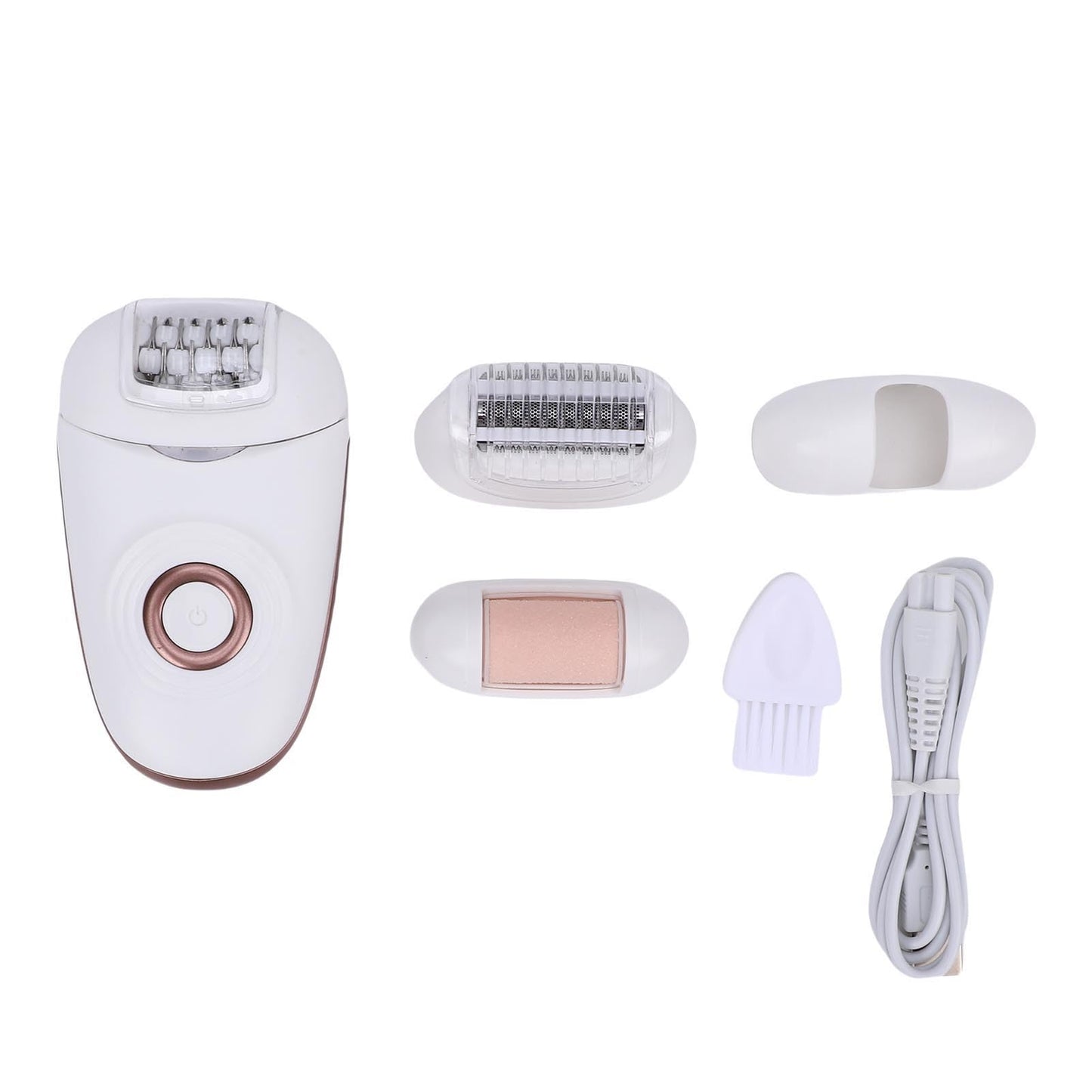 ZJchao 3 in 1 Hair Removal Device, Hair Removal Epilator for Women, Women Depilator IPX4 Water Proof Electric Epilator Trimmer with Foot File Head Beauty and Personal Care ZJchao