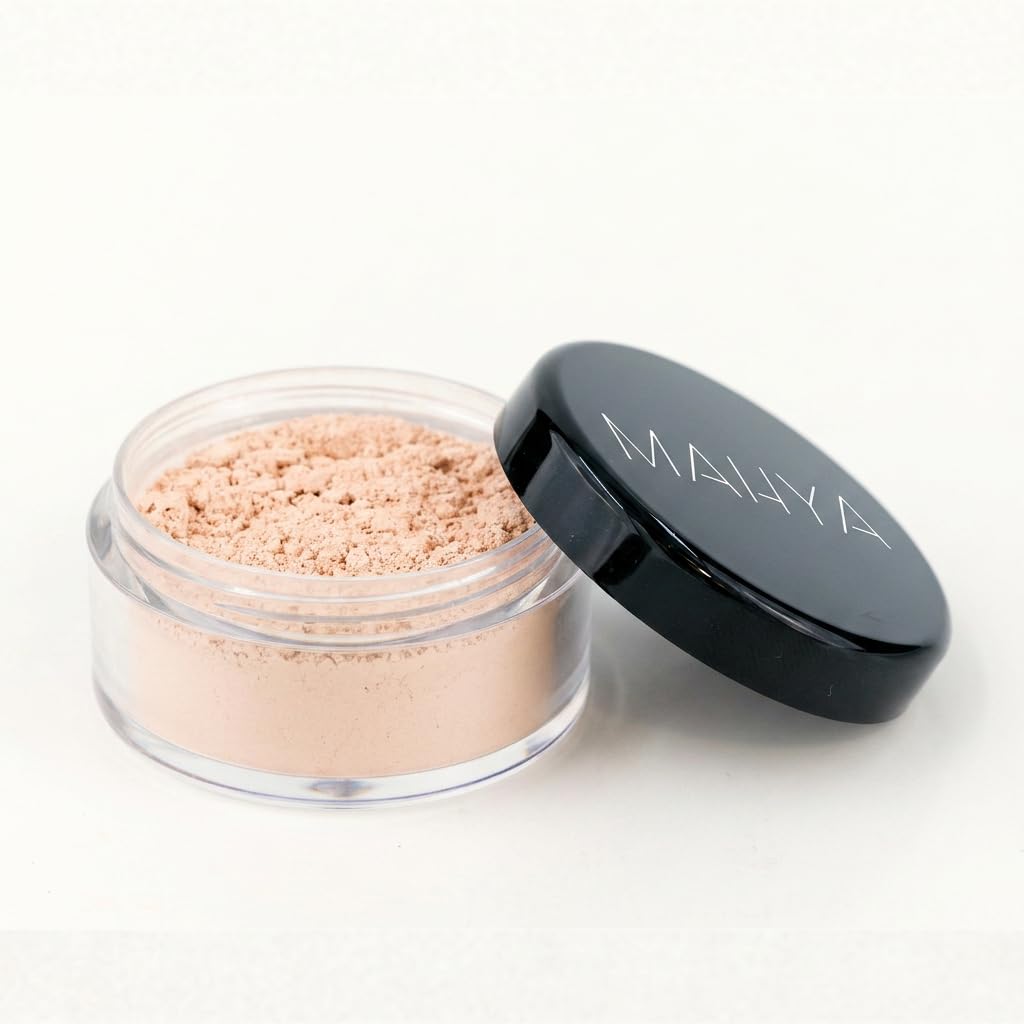 Mahya Cosmetics Mineral Powder Foundation, Ultra Light - Matte, 0.35 oz