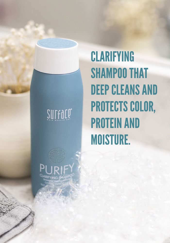 SURFACE Hair - Purify Clarifying Cleansing Shampoo - Clarify, Deep Cleanse, Sulfate Free - 8 fl oz Beauty & Personal Care SURFACE