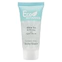 Eco Botanics Travel Size Hotel Body Wash 20 Count 0.85 oz Bottles Guest Amenities for Vacation Rentals and Short Term Rentals Paraben Free White Tea Beauty & Personal Care Eco Botanics