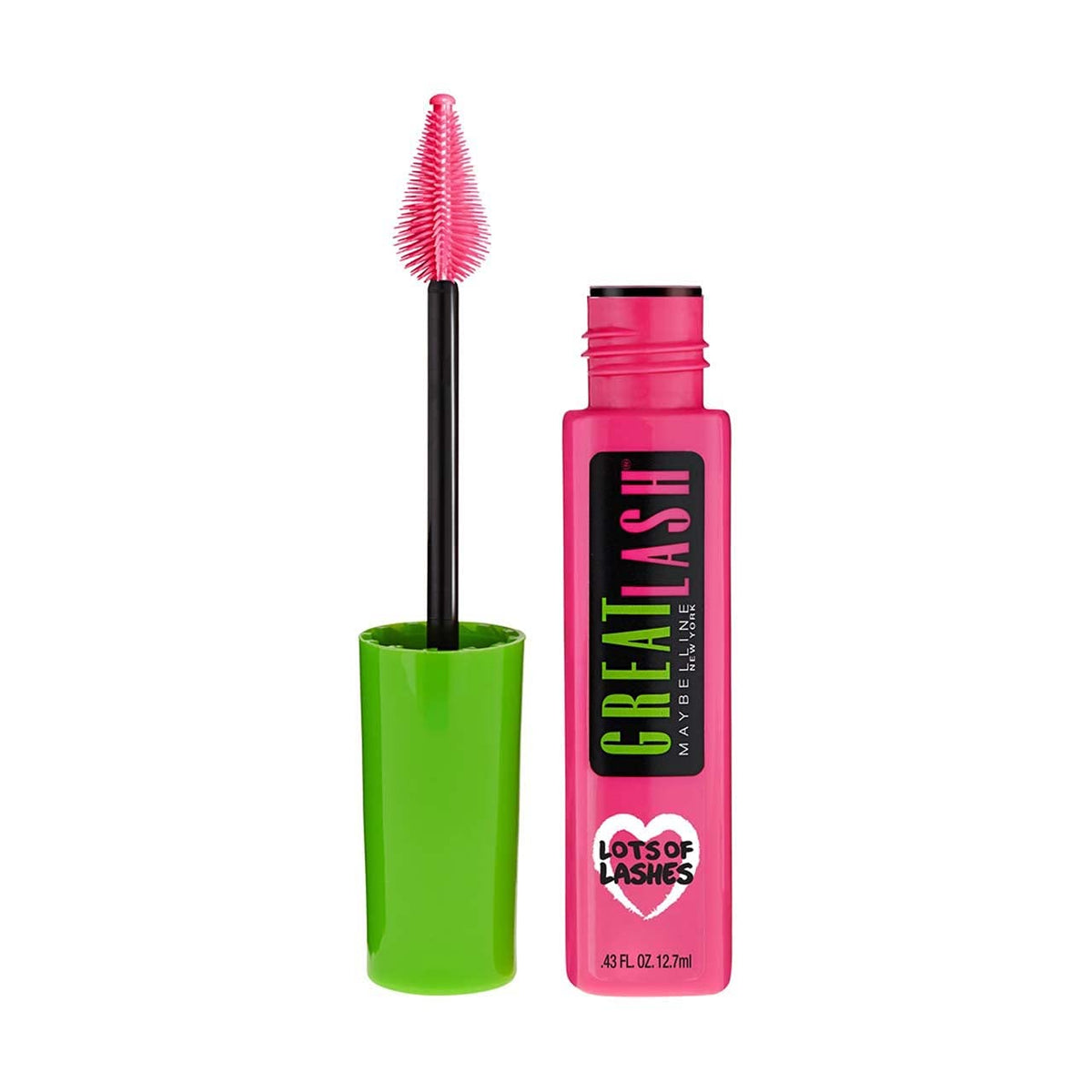 Maybelline New York Great Lash Lots of Lashes Washable Mascara, Very Black .43 Ounces (Pack of 3) Beauty & Personal Care MAYBELLINE
