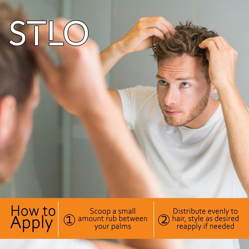 STLO Clay Everyday Essential - Strong Hold Matte Finish Hair Styling Clay for Men Beauty & Personal Care STLO