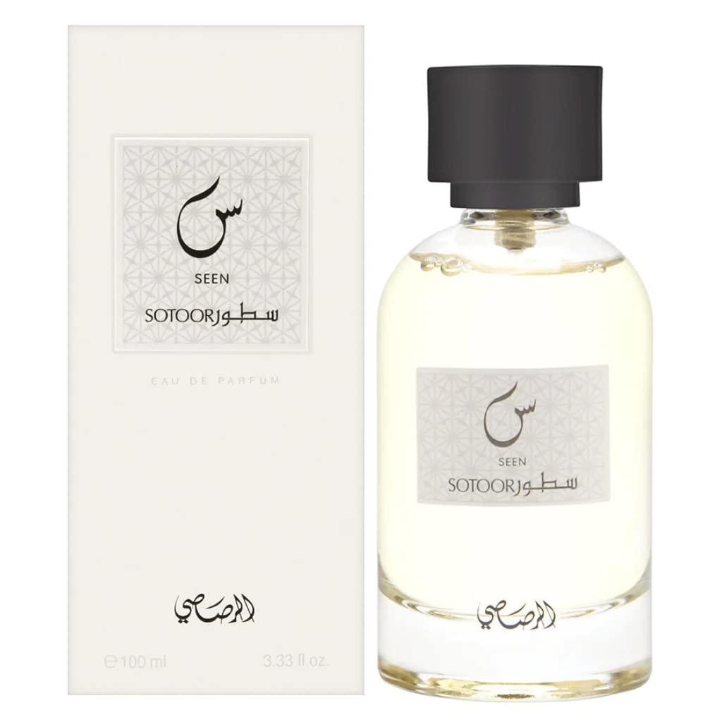 Rasasi Sotoor Seen EDP - Eau De Parfum 100 ML (3.8 oz) | Elegant Unisex Fragrance | Sweet Fruity Aroma Blended with Musk and Patchouli Perfumes Beauty & Personal Care RASASI