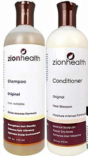 Adama Minerals Shampoo and Conditioner Set 16 oz Original Pear Blossom Beauty & Personal Care Zion Health