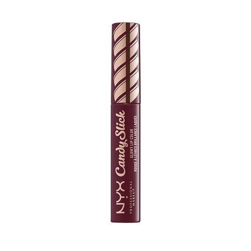 NYX PROFESSIONAL MAKEUP Candy Slick Glowy Lip Color Gloss - Cherry Cola (Burgundy) Beauty & Personal Care NYX PROFESSIONAL MAKEUP