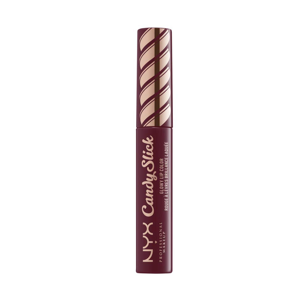 NYX PROFESSIONAL MAKEUP Candy Slick Glowy Lip Color Gloss - Cherry Cola (Burgundy) Beauty & Personal Care NYX PROFESSIONAL MAKEUP