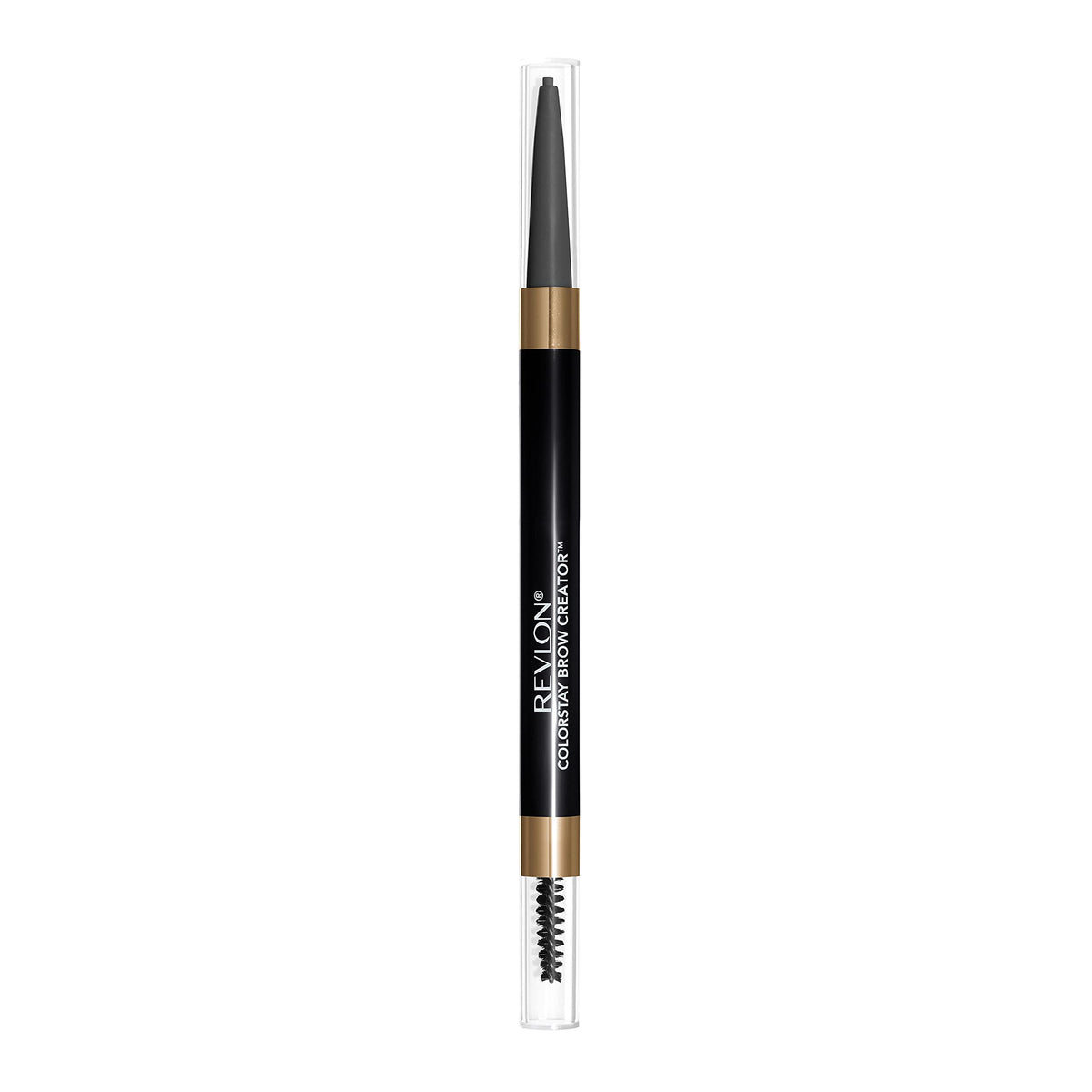 Revlon ColorStay Brow Creator, 2-in-1 Precise Eyebrow Pencil & Powder with Spoolie Brush, Waterproof & Long Lasting, 615 Soft Black, 0.003 oz Beauty & Personal Care REVLON