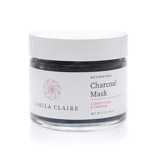 CAMILA CLAIRE DETOXIFYING CHARCOAL MASK: Helps Oil Control | Counteracts Daily Pollutants | Gently Cleanses Stressed Oily Skin | Made With Charcoal Beauty & Personal Care CAMILA CLAIRE