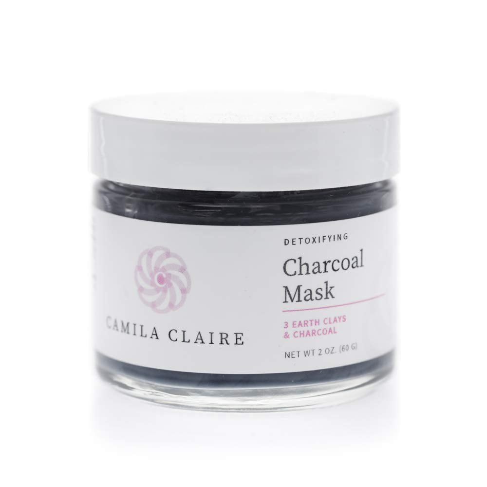 CAMILA CLAIRE DETOXIFYING CHARCOAL MASK: Helps Oil Control | Counteracts Daily Pollutants | Gently Cleanses Stressed Oily Skin | Made With Charcoal Beauty & Personal Care CAMILA CLAIRE