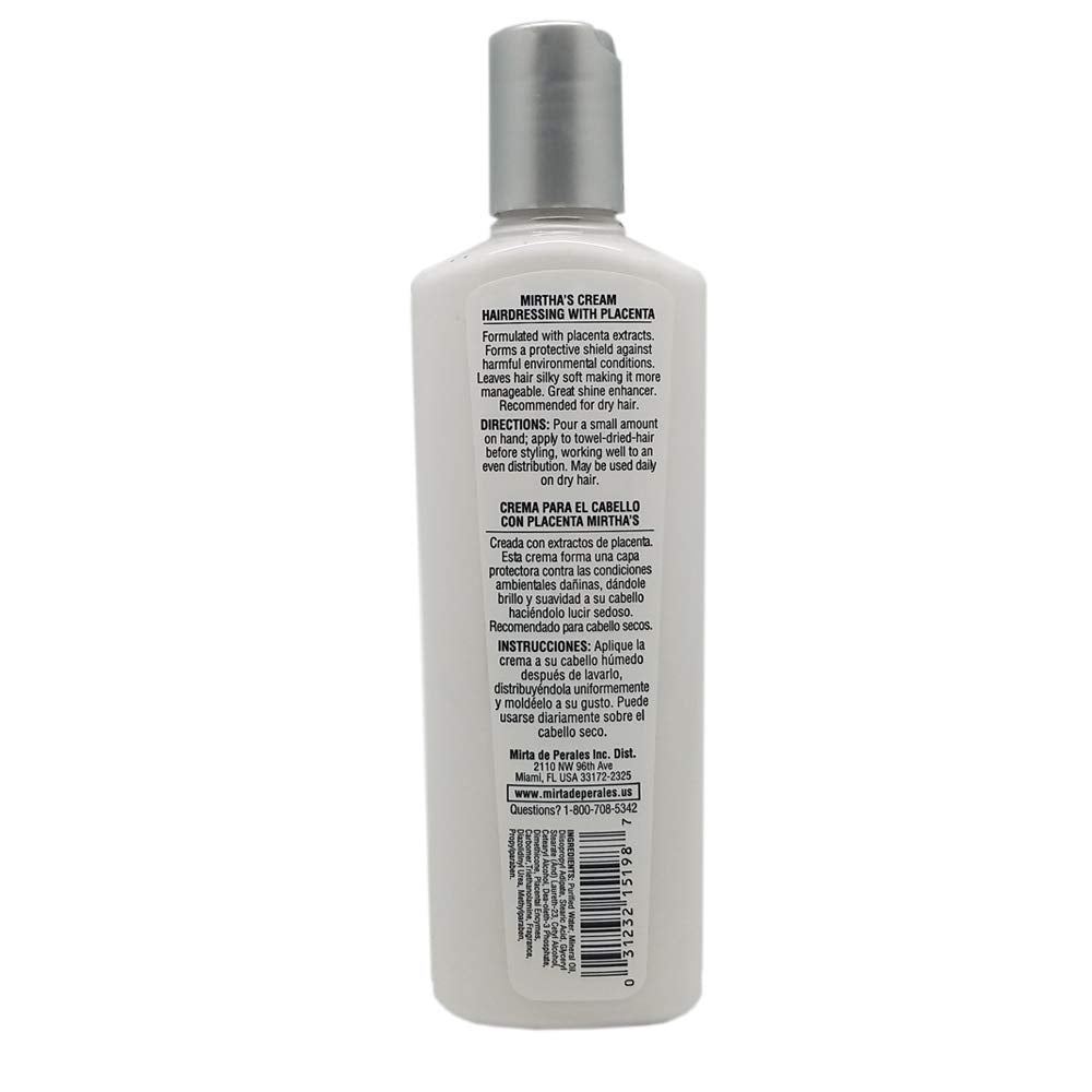 Mirta de Perales Cream Hairdressing With Placenta, 8 oz (Pack of 4) Beauty & Personal Care Mirta De Perales